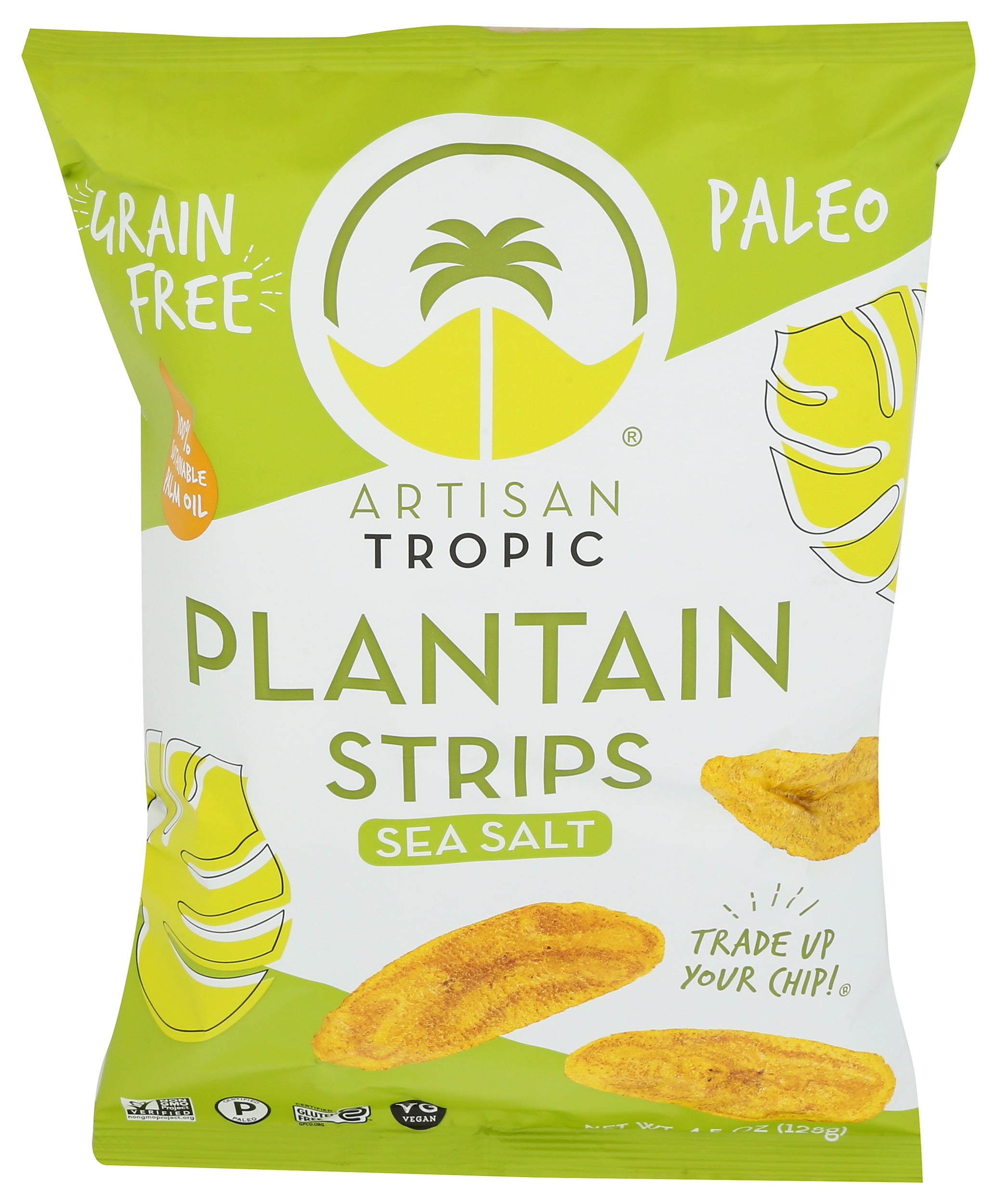 Artisan Tropic Plantain Sea Salt 4.5Oz Pack Of 12
