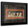 thumbnail image 1 of Artisan, Unknown 1st Century Roman 14x12 Black Modern Framed Museum Art Print Titled - Fresco Fragment with Cupids and Psyche Making Perfume, 1 of 5