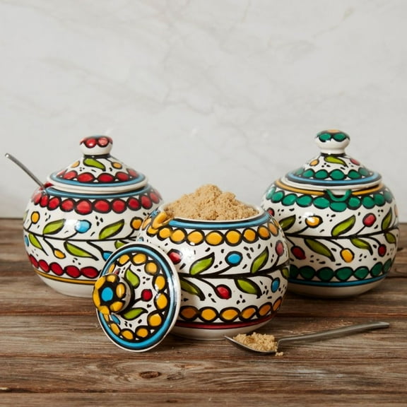 Artisan Variety Ceramic Food Storage Canister Set