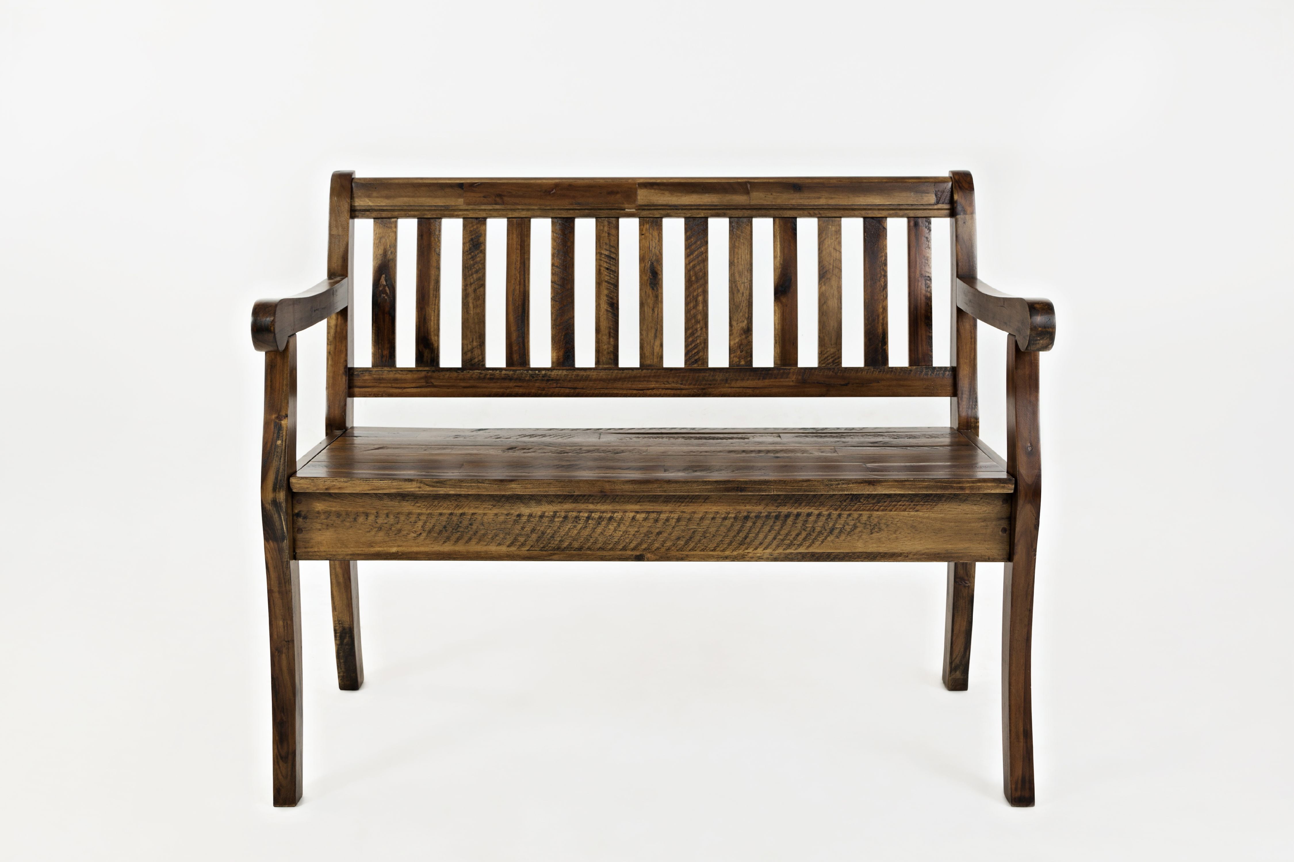 JOFRAN INC Artisan's Craft Storage Bench, 42-Inch, Solid Distressed ...