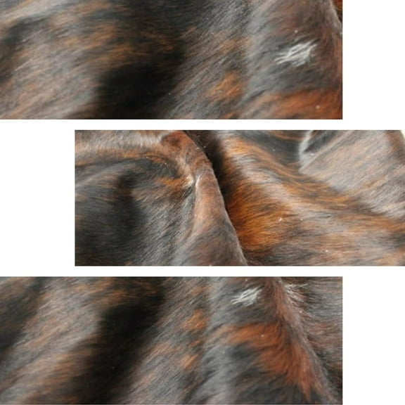 ArtisanCowhides Genuine Cowhide Leather Precut Sheets for Crafts - Reddish Brindle Red 24"x24"