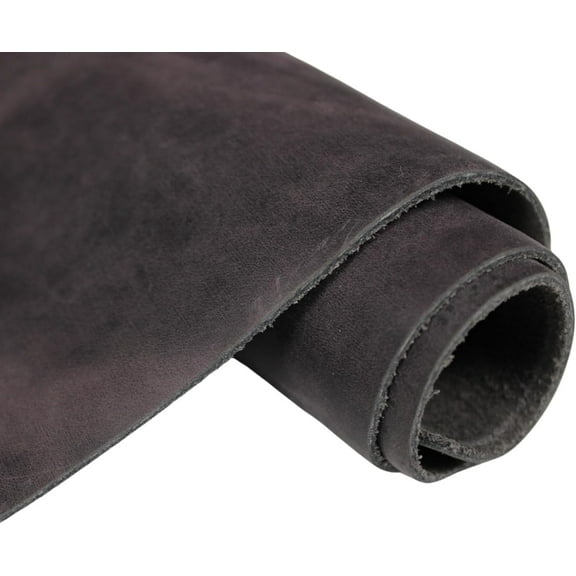 ArtisanCowhides Genuine Crazy Horse Precut Full Grain Leather Sheets - Chocolate Brown 9"x11"