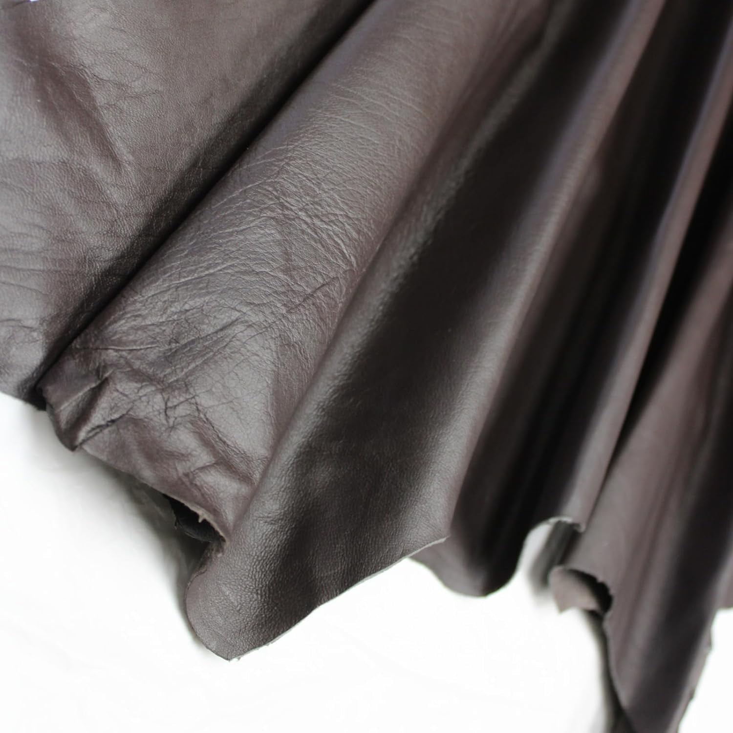 ArtisanCowhides Genuine Lambskin Full Grain Soft Garment Leather Sheets - Chocolate Brown 6-7 Sq ft