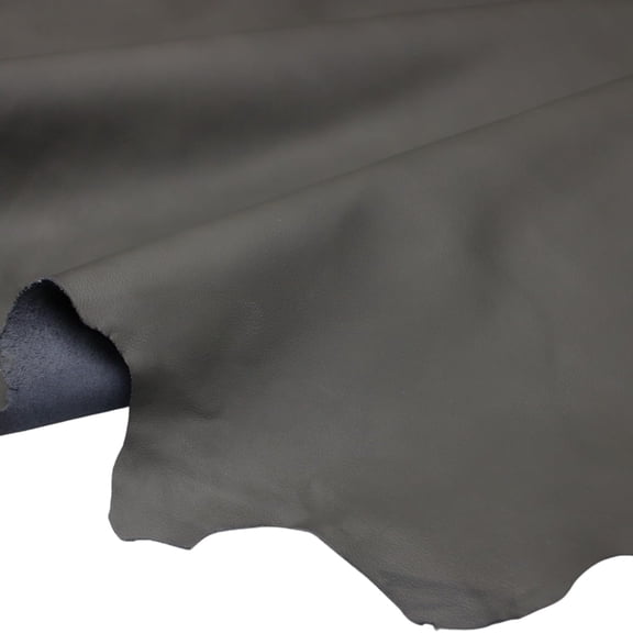 ArtisanCowhides Soft Natural Grain Cowhide Nappa Leather Sheets for Crafts Projects– Gray 20 Sq ft