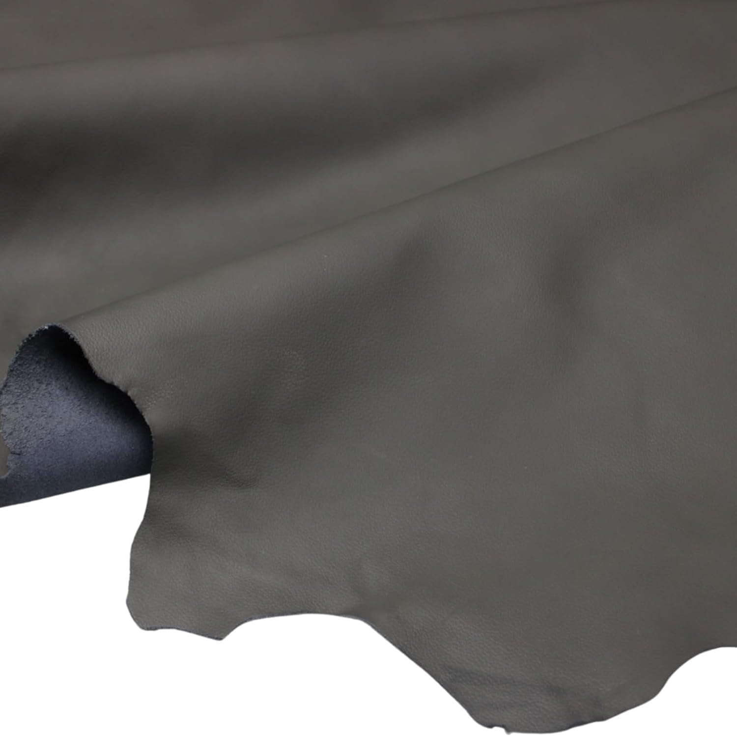 ArtisanCowhides Soft Natural Grain Cowhide Nappa Leather Sheets for Crafts Projects– Gray 40 SqFt -  3.0 - 3.5 oz (1.0 to 1.2mm)