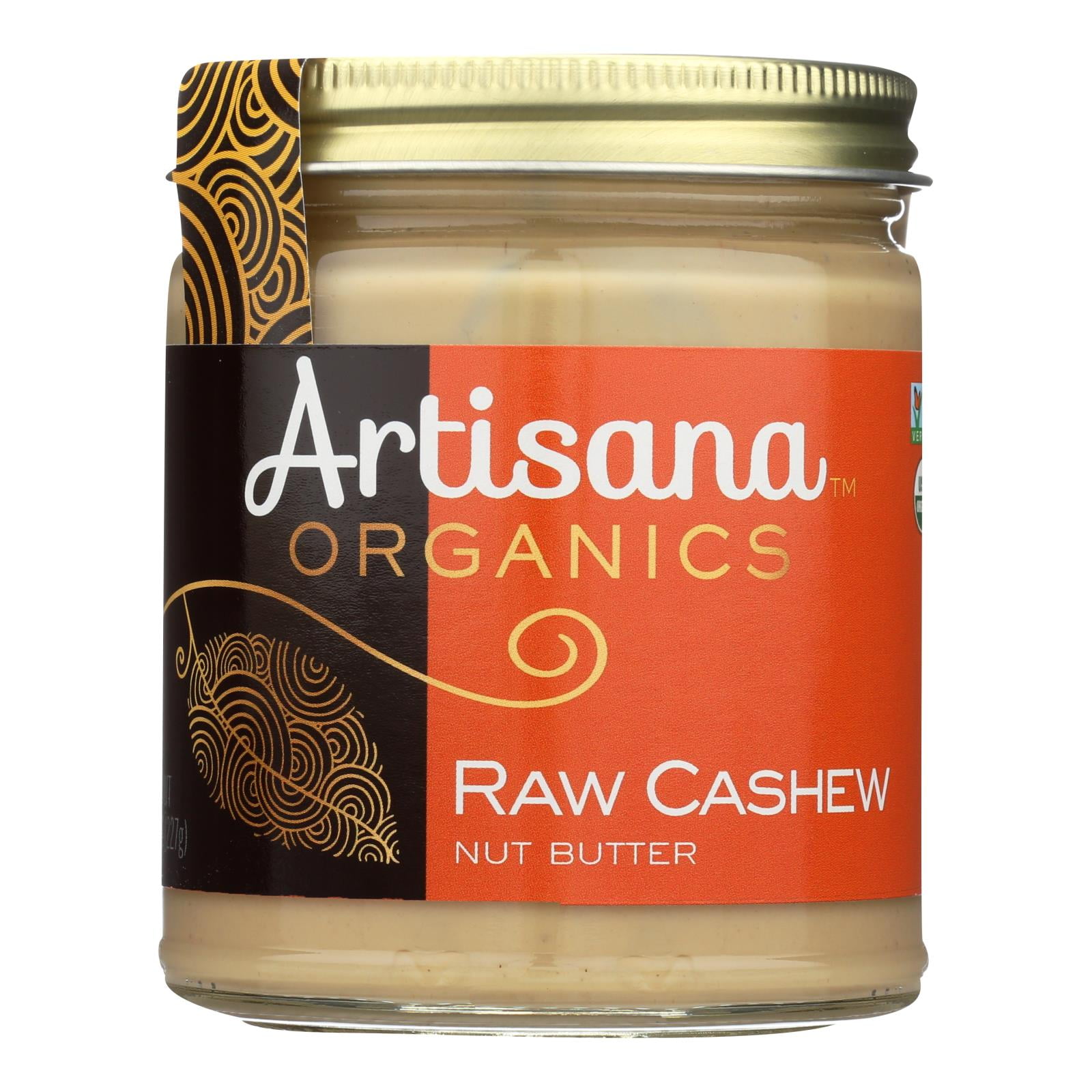 Artisana Cashew Butter - Organic - Case of 6 - 8 oz.