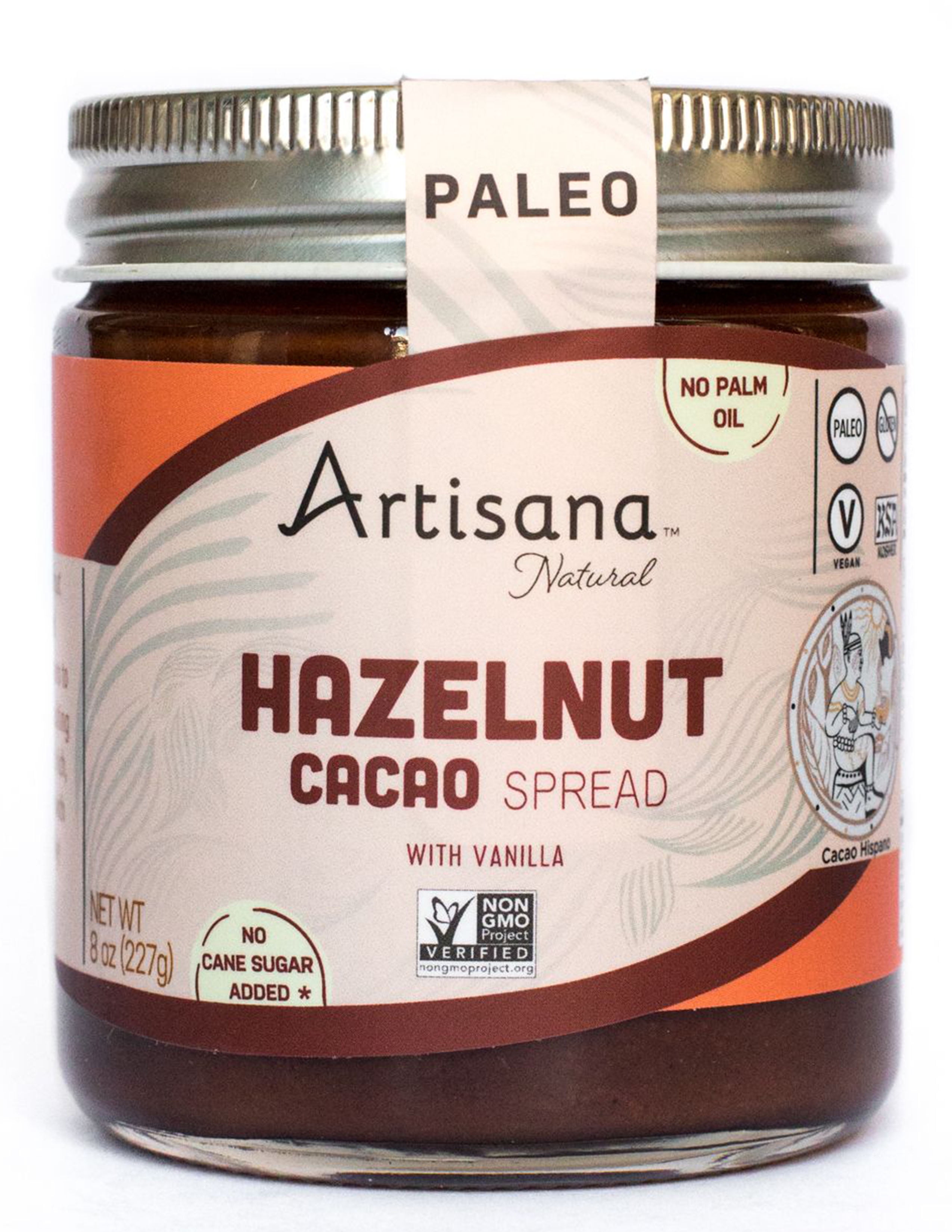 Artisana Hazelnut Cacao Spread with Vanilla 8oz