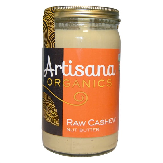 Artisana Organics Cashew Butter Raw 14 oz Glass Container - Pack of 1
