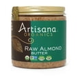 Artisana Organics Raw Almond Butter, 9oz No Sugar Added, No Palm Oil