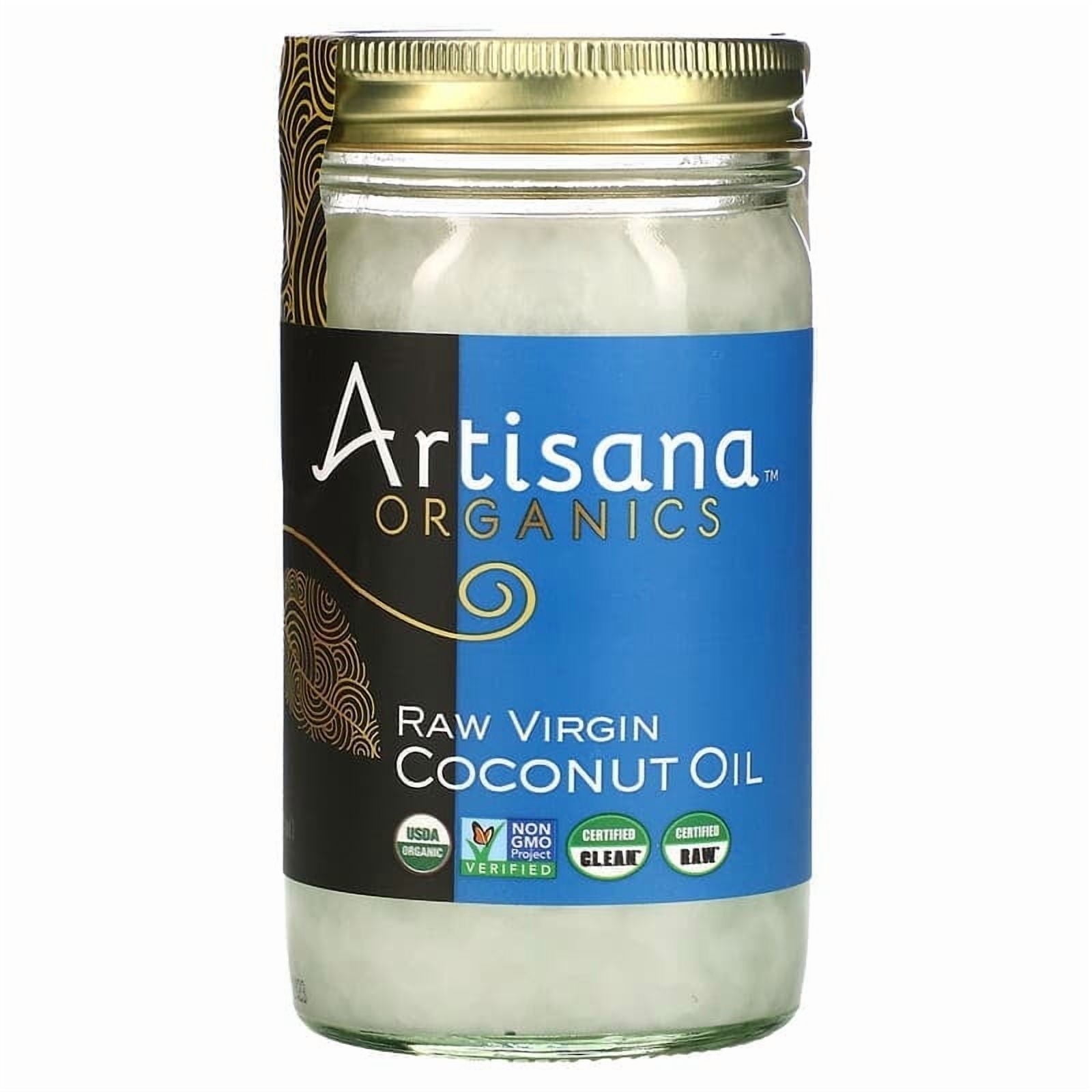 Artisana, Organics, Raw Virgin Coconut Oil, 14 oz Pack of 3