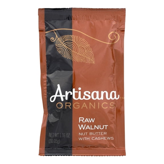 Artisana Organics Raw Walnut Butter with Cashews Squeeze Pack 1 Packet