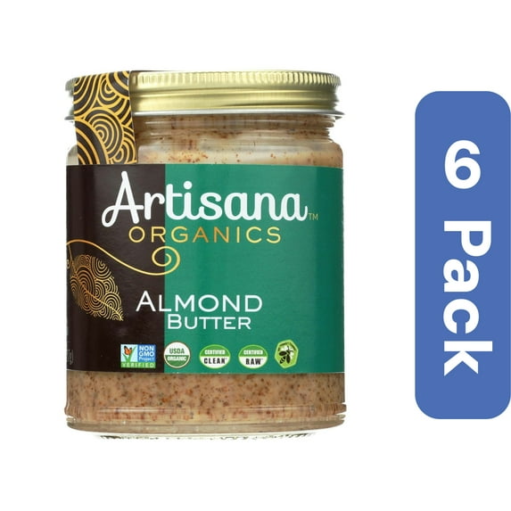 Artisana Raw Almond Butter 8 oz (Pack Of 6)