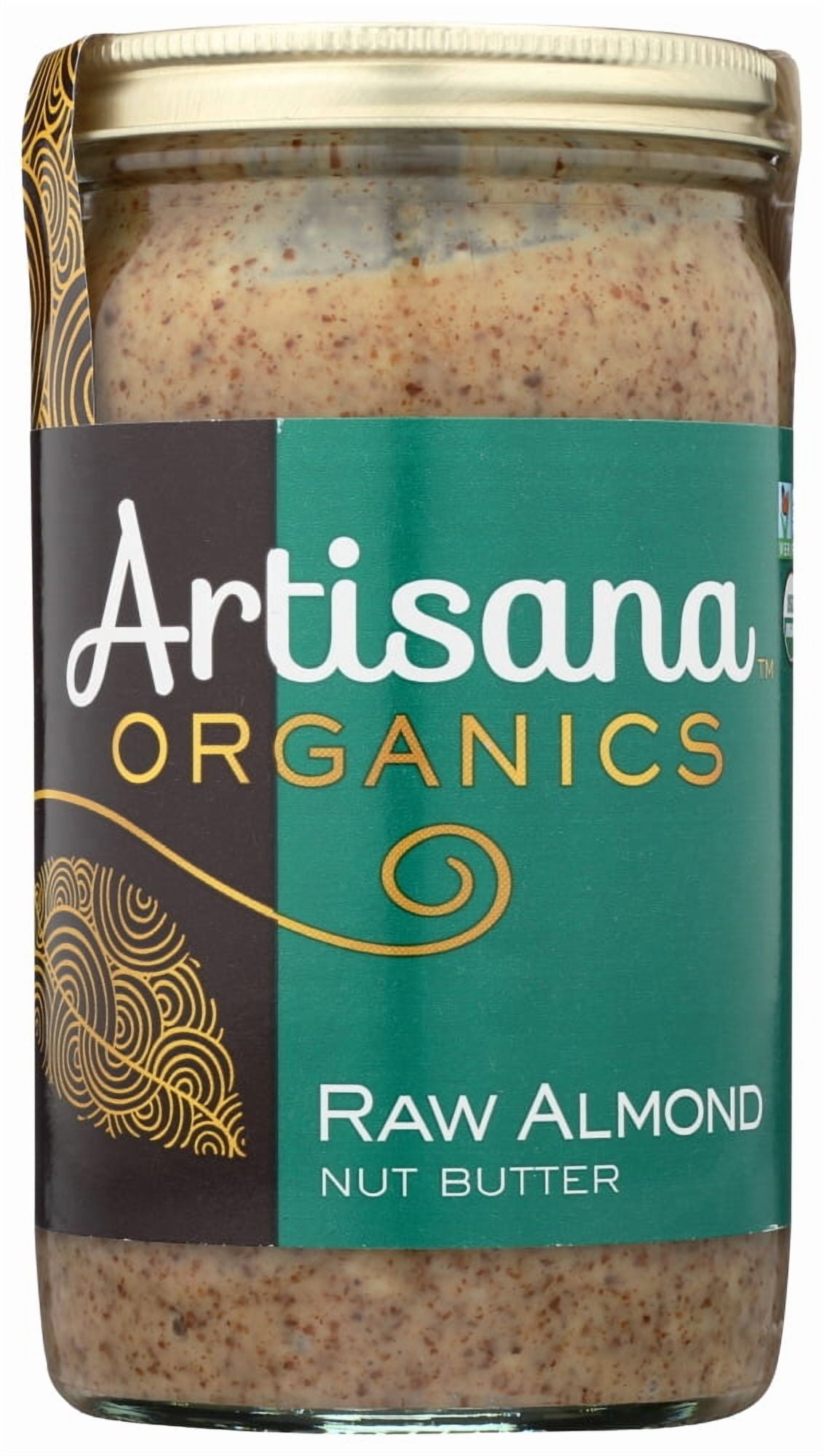 Artisana Raw Almond Butter Spread, 14 oz Jar