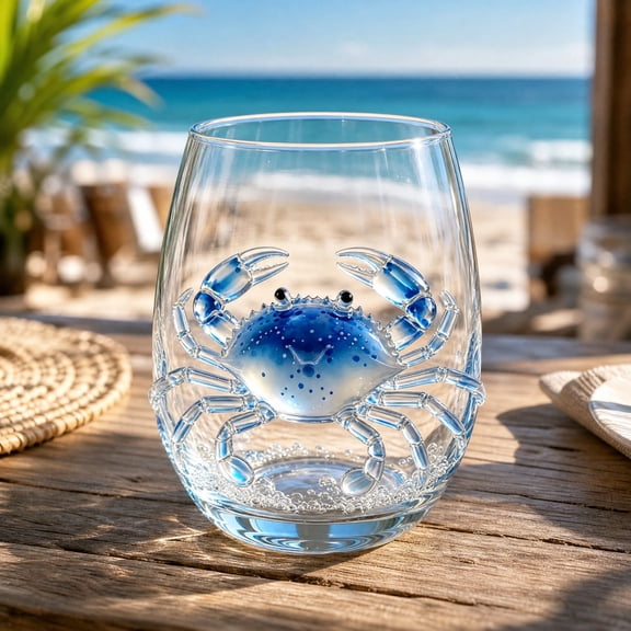 Artisanal Animals Glassware Drinking Glass, Handcrafted Animals Pattern Cup, Unique Glass Mug for Home Bar Gift