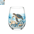 thumbnail image 1 of Artisanal Blue Ringed Octopus Glassware, 3D Ocean Animal Artisan Glassware Collection for Fresher Sips, Novelty Ocean Drinking Glass for Cocktails, Gift for Lovers F 1pc, 1 of 7