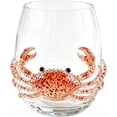 thumbnail image 1 of Artisanal Blue Ringed Octopus Glassware, 3D Ocean Octopus Drinking Glass with Sculpted Tentacles, Handcrafted Borosilicate Tumbler for and Beverages, Coastal Home Decor (#01), 1 of 7