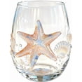 thumbnail image 1 of Artisanal Blue Ringed Octopus Glassware, 3D Octopus Stemless Wine Glass with Sculpted Tentacles, Handcrafted Borosilicate Tumbler for Cocktails, Coastal Home Decor Gift for Ocean Lovers, 1 of 7