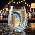 thumbnail image 1 of Artisanal Blue Ringed Octopus Glassware, Handcrafted Marine Animal Bar Glass, temless Wine Glasses for Coastal Home Decor Ocean Lovers, 1 of 7