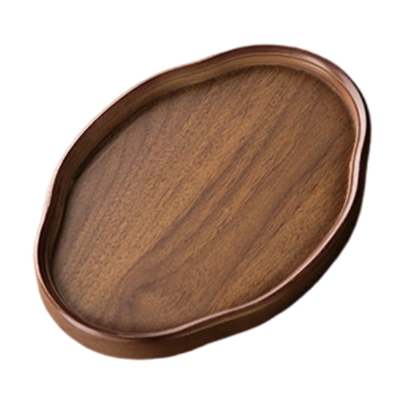 Artisanal Crafted Tray Natural Texture Multiple Use Serving Platter For Pastries Coffee Table Decors Living Room Dining Room Accessories