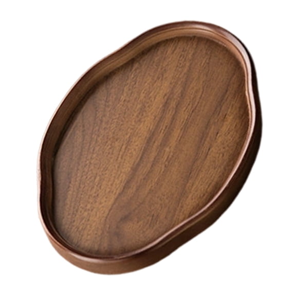 Artisanal Crafted Tray Natural Texture Multiple Use Serving Platter For Pastries Coffee Table Decors Living Room Dining Room Accessories