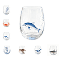 thumbnail image 1 of Artisanal Dolphin Glassware, 3D Stereoscopic Marine Animal Glass Cup, Durable Borosilicate Tumbler for Daily Use & Gift, 1 of 8