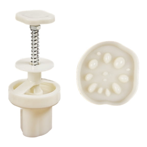 Artisanal Flower Pattern Crafting Mold Portable Hand Press for Autumn Celebrations and Homemade Pastries