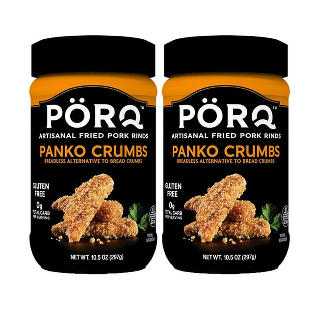 Artisanal Fried Pork Rinds, Panko Crumbs, Breadless Alternative to