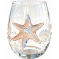 thumbnail image 1 of Artisanal Octopus Glassware, 3D Blue Ringed Octopus Stemless Tumbler with Textured Tentacles, Handcrafted Borosilicate Glass for Cocktails and Beverages, Coastal Home Bar Decor Gift, 1 of 5