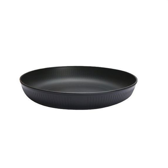 Artisanal Round Plastic Serving Tray with Non-Slip Grooves for Food, Snacks & Decoration – Versatile, Durable, and Stylish for Homes, Parties, and Outdoors