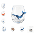 thumbnail image 1 of Artisanal Whale Glassware, 3D Stereoscopic Marine Animal Glass Cup, Durable Borosilicate Tumbler for Daily Use & Gift, 1 of 8