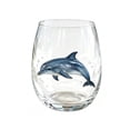 thumbnail image 1 of Artisanal sea creature Glassware, 2D Stemless Wine Glasses, Handcrafted Marine Animal Bar Glass for Coastal Home Decor Oceans Lovers (g)3.94 in, 1 of 6