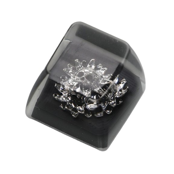 Artisans Dark Series Resins Keycaps With Glowing Effect AntiWear Key Top For Mechanical Keyboards