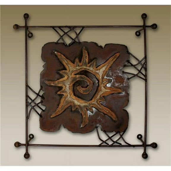 Artisans Gallery ATE-SOLPS Spiral Sun Wall Plaque - Small