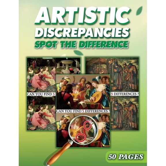 Artisitic Discrepancies: Spot The Difference: Classic Art Edition, (Paperback)