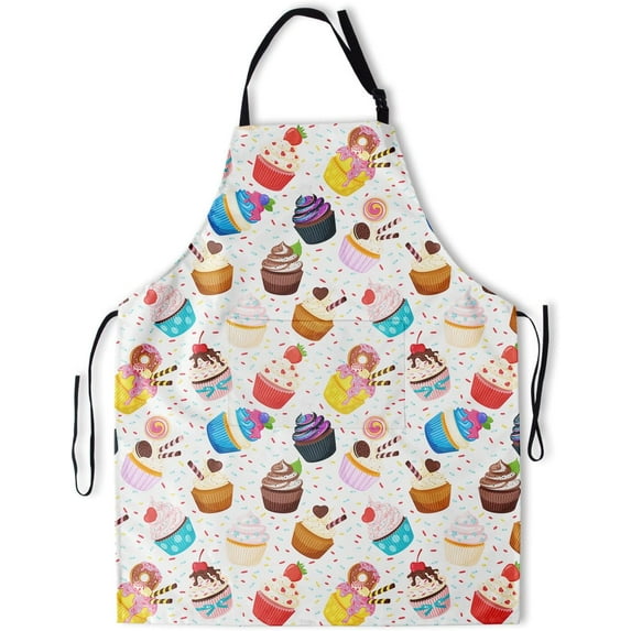 Artist Apron with Pockets Art Bib Apron Abstract Aprons for Women Men Watercolor Aprons Smocks Adjustable