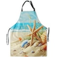 thumbnail image 1 of Artist Apron with Pockets Art Bib Apron Abstract Aprons for Women Men Watercolor Aprons Smocks Adjustable, 1 of 6
