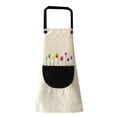 thumbnail image 1 of Artist Aprons for Painting, Ongmies Painting & Gardening Apron with Pockets, Perfect for Painting, Cooking, and Baking Activities, Christmas Kitchenware, 1 of 5
