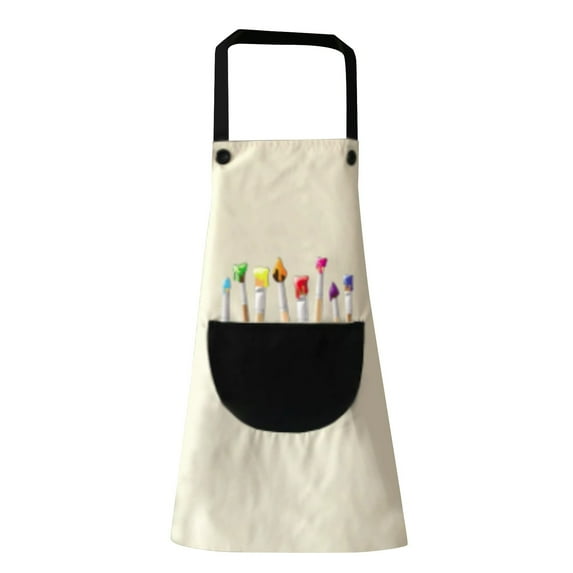 Artist Aprons for Painting, Ongmies Painting & Gardening Apron with Pockets, Perfect for Painting, Cooking, and Baking Activities, Christmas Kitchenware