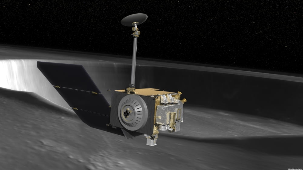 Artist Concept of the Lunar Reconnaissance Orbiter Canvas Art - Stocktrek Images (38 x 21)