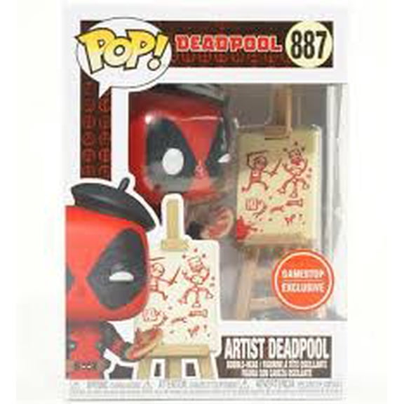 Artist Deadpool 887 Exclusive Funko Pop With Protector