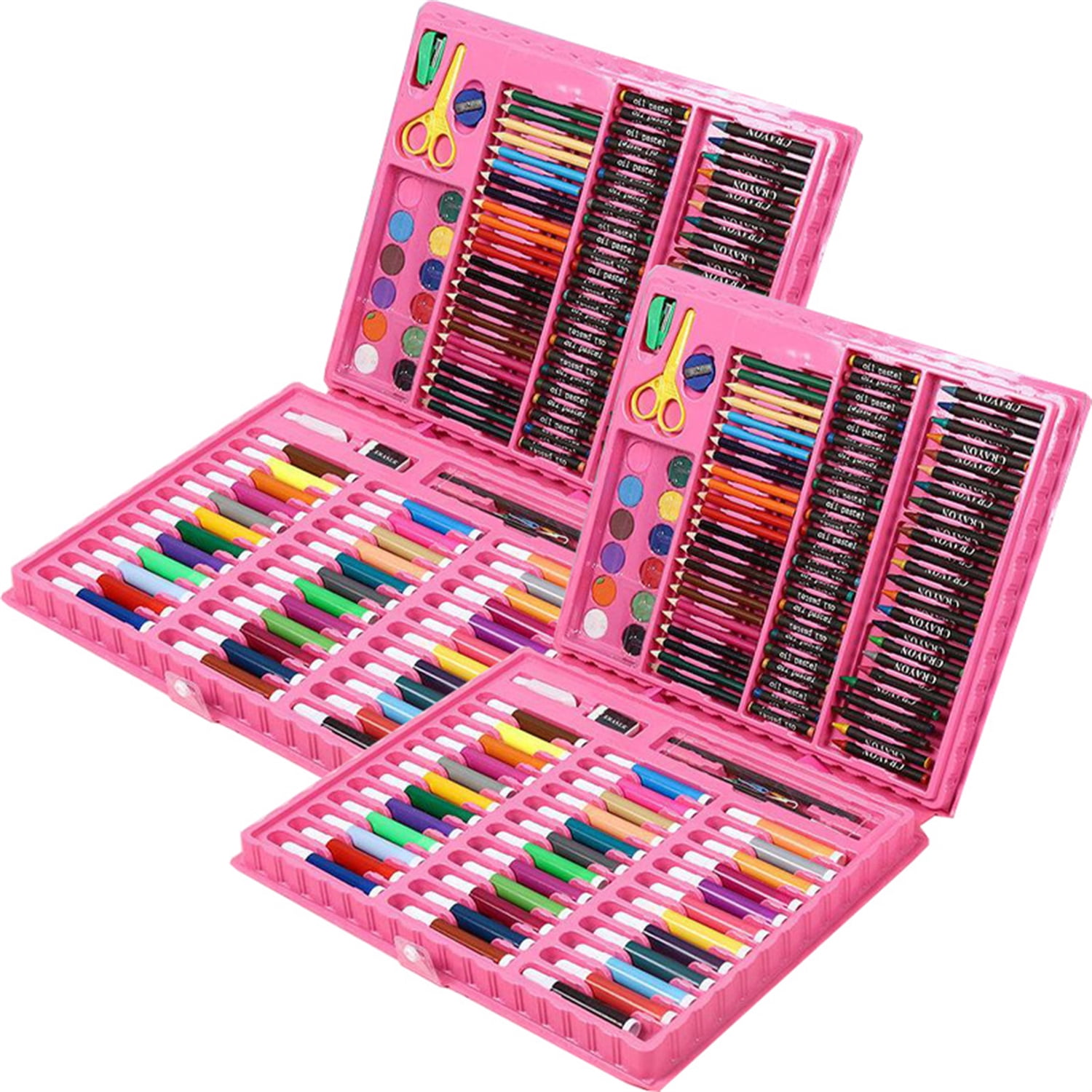 Artist Drawing&Painting Set,Bexikou 2 Set 150 Piece Deluxe Art Set, Art Supplies Gifts for Girls Boys, Professional Art Kits for Kids, Teens and Adults