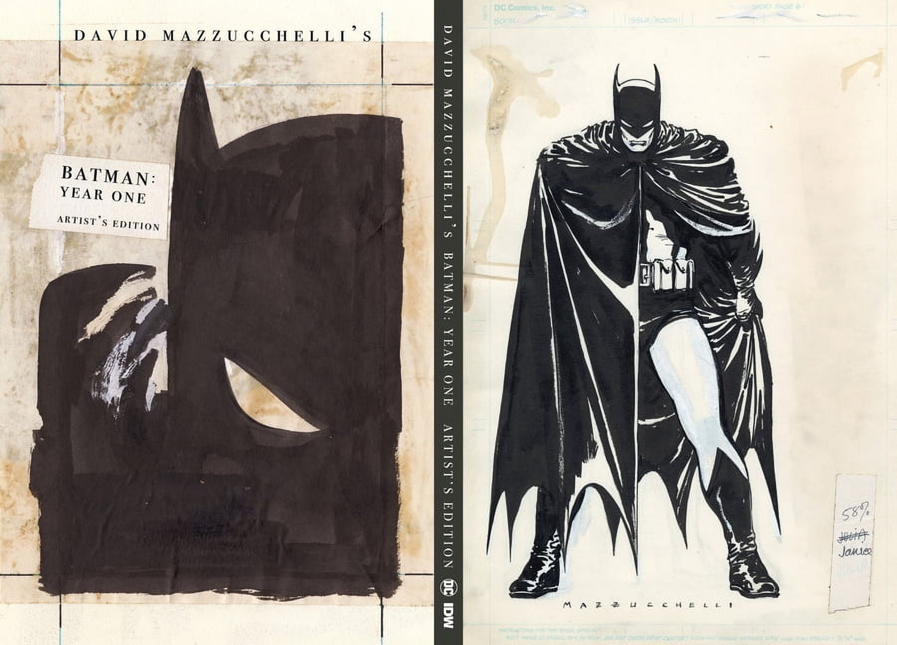 洋書 THE BATMAN YEAR ONE Artist Edition David Mazzucchelli's Batman Year One Artist's