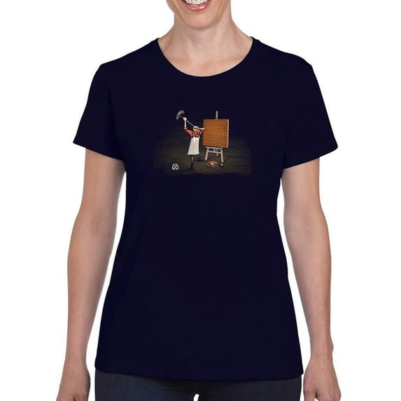 Artist Finds Art T-Shirt Women -Ali Rastroo Designs, Female Medium