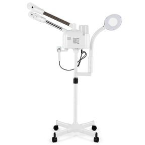Artist Hand 4IN1 Professional Hot and Cold Facial Steamer with 5X LED Magnifying Lamp for Beauty Salon Spa