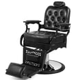 thumbnail image 1 of Artist Hand Heavy Duty Black Recliner Barber Chair Salon Beauty Styling, 1 of 9