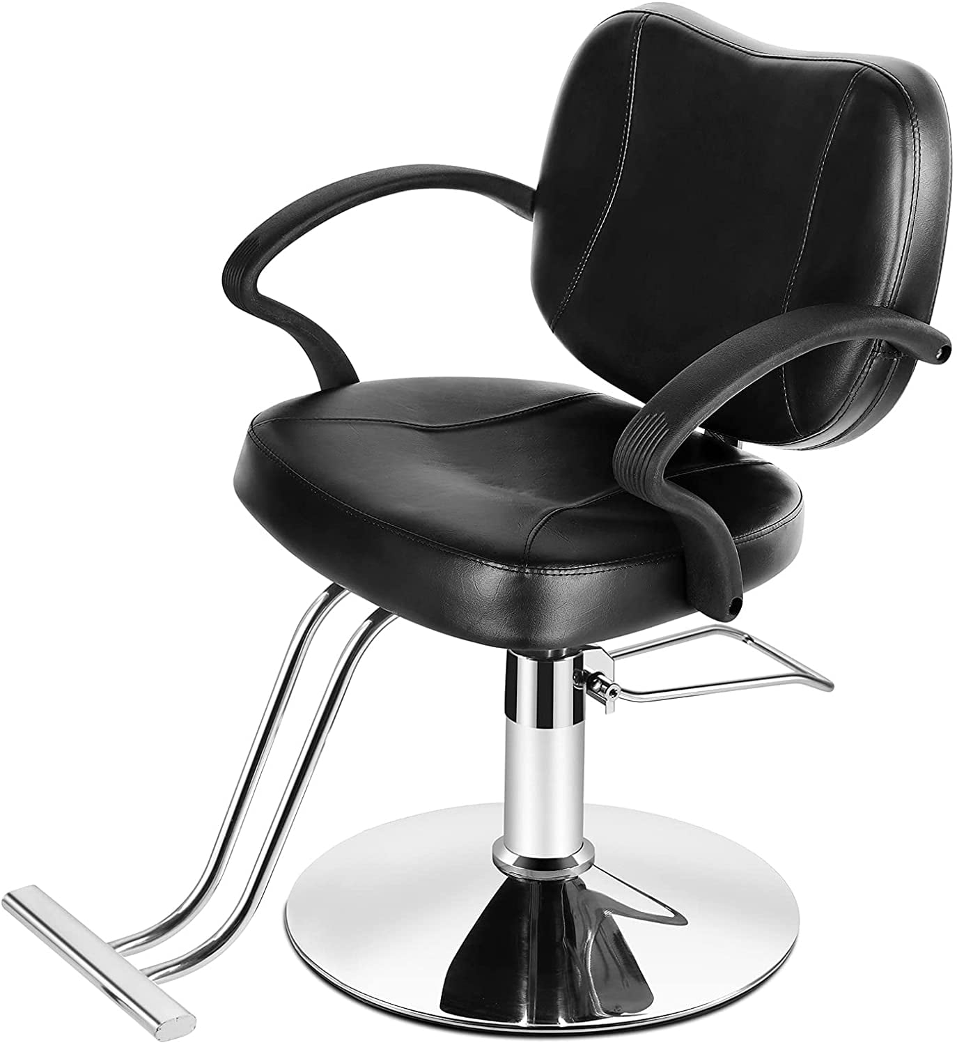 Artist Hand Hydraulic Black Salon Barber Chair Hair Stylist Beauty