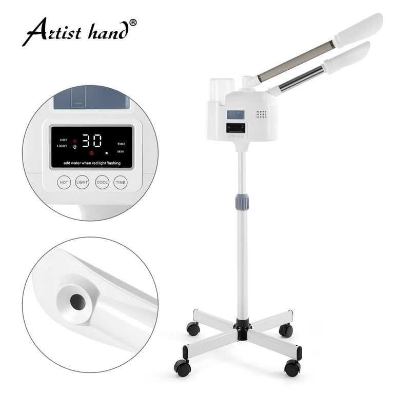 Artist Hand Professional 2IN1 Facial Steamer, Hot Cold Nozzle