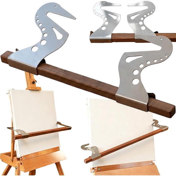 Artist Hand Support Bridge, Adjustable Easel Hand Rest Support Bar, Metal Wrist Rest Stand, Adjustable Hand Support Bridge, Gravity Lock Design, Painting Drawing Sketching Canvas Art Tool