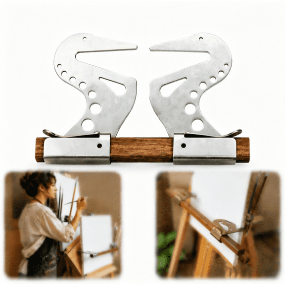 Artist Hand Support Bridge Set, Adjustable Hand Rest for Painting Drawing Detail Work, Hand Stabilizer Tool for Canvas Illustration, Painting Aid Accessories