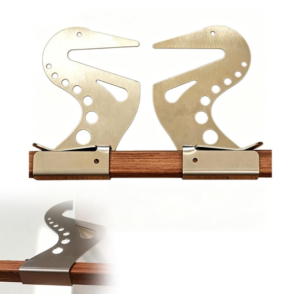 Artist Hand Support Bridge, Support Mahlstick, Adjustable Hand Rest for Painting Drawing Detail Work (2Pcs)